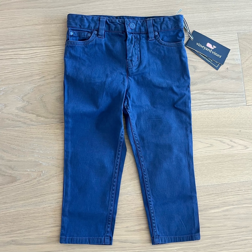 Vineyard Vines 3T navy chino pants NWT